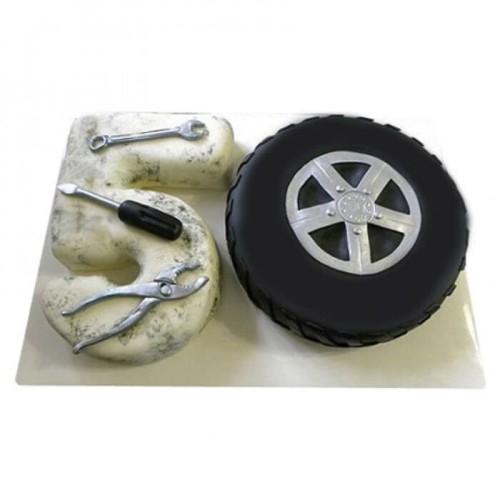 Mechanic Theme Fondant Cake Delivery in Gurugram