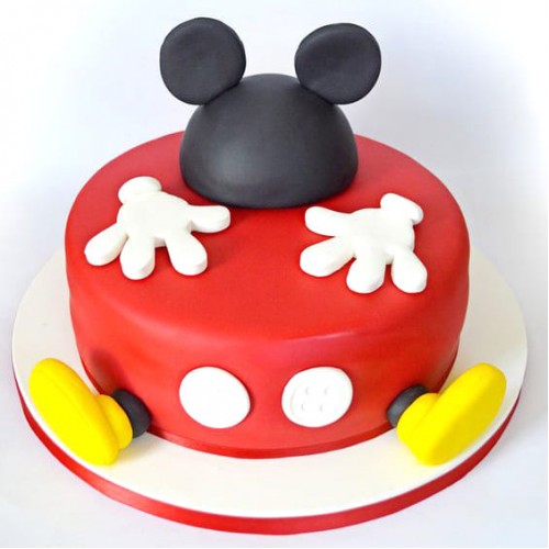 Mickey Mouse Baby Shower Cake Delivery in Gurugram