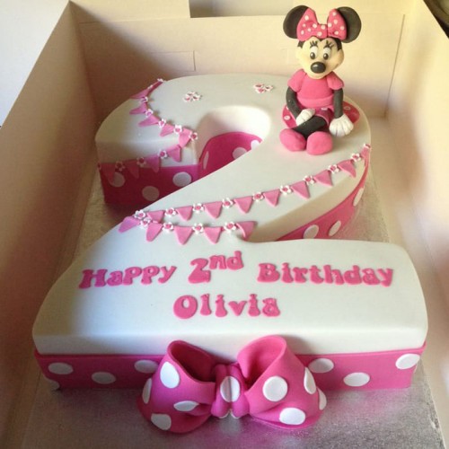 Minnie Love Fondant Cake Delivery in Gurugram