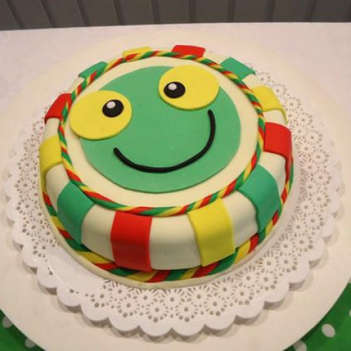 Pepe Frog Fondant Cake Delivery in Gurugram Pepe Frog Fondant Cake Delivery in Gurugram