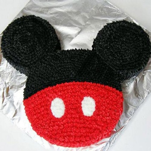 Red & Black Mickey Mouse Cake Delivery in Gurugram