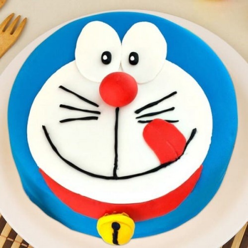 Rejoicing Doraemon Fondant Cake Delivery in Gurugram