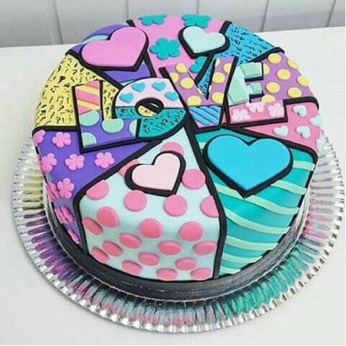 Romantic Love Designer Cake Delivery in Gurugram