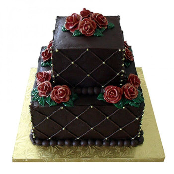 Rose & Truffle 2 Tier Cake Rose & Truffle 2 Tier Cake