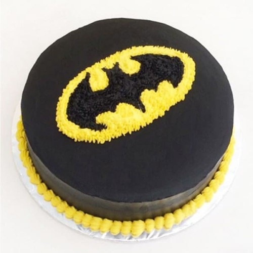 Round Batman Chocolate Cake Delivery in Gurugram