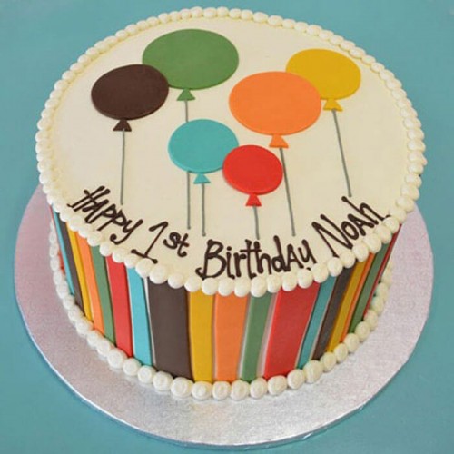 Shades Of Balloons Cake Delivery in Gurugram