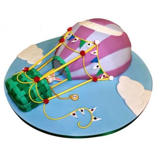 Stylish Balloon Fondant Cake Delivery in Gurugram