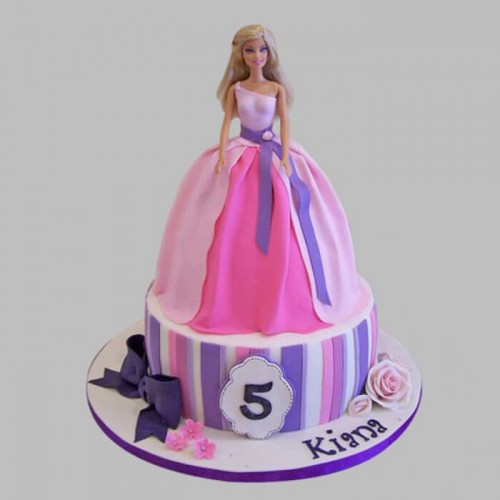Wishful Barbie Fondant Cake Delivery in Gurugram