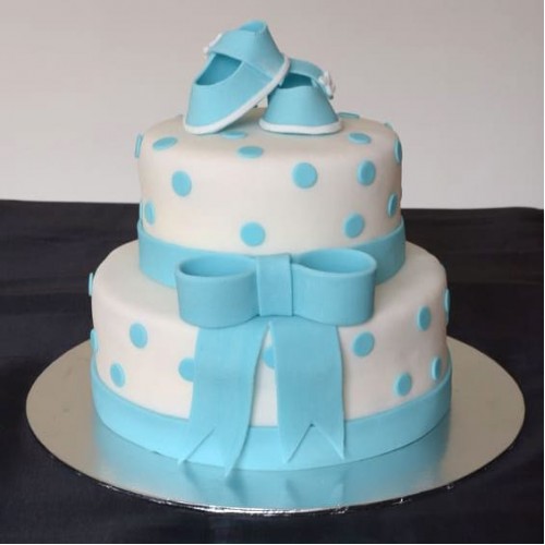 2 Tier Baby Shower Cake Delivery in Gurugram