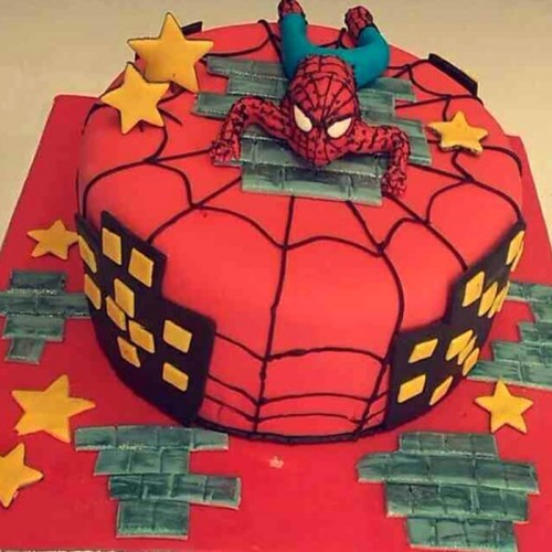 Cool Spiderman Designer Cake Delivery in Gurugram