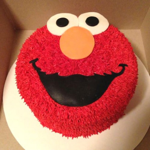 Elmo Face Cake Delivery in Gurugram