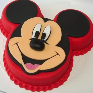 Mickey Mouse Face Cool Fondant Cake Delivery in Gurugram