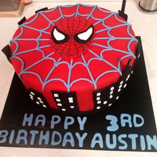 Spiderman Customized Cake Delivery in Gurugram