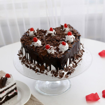 Flakey Hearts Black Forest Cake