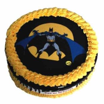 Batman Photo Cake Batman Photo Cake