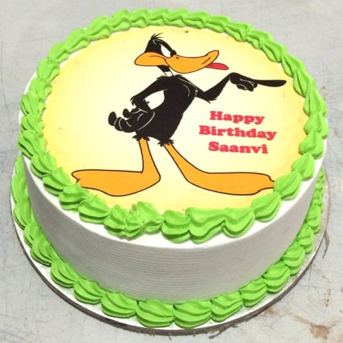 Daffy Duck Photo Cake Delivery in Gurugram