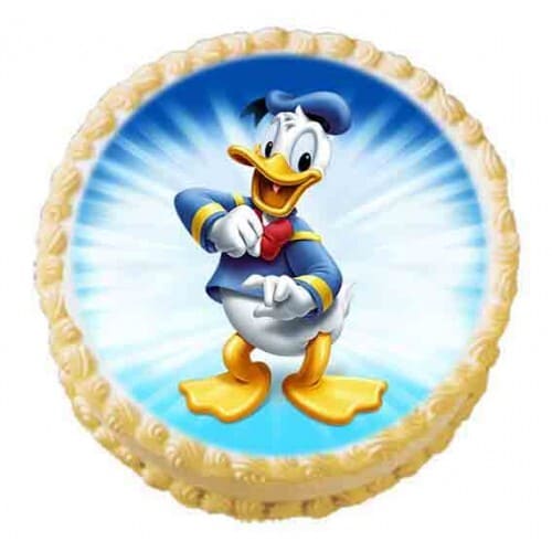 Donald Duck Photo Cake Delivery in Gurugram