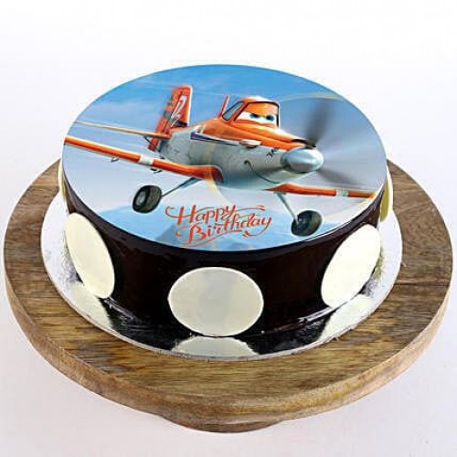 Dusty Crophopper Chocolate Photo Cake Delivery in Gurugram