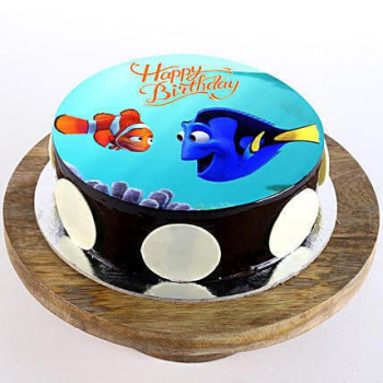 Finding Nemo Chocolate Photo Cake