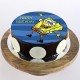 Happy SpongeBob Chocolate Photo Cake Delivery in Gurugram
