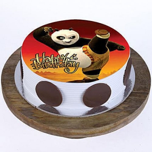 Kung Fu Panda Pineapple Cake Delivery in Gurugram