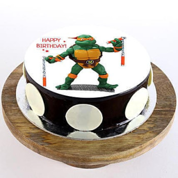 Michaelangelo Chocolate Photo Cake Michaelangelo Chocolate Photo Cake