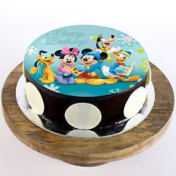 Mickey Clubhouse Chocolate Photo Cake Mickey Clubhouse Chocolate Photo Cake