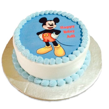 Mickey Mouse Photo Cake Mickey Mouse Photo Cake