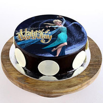 Princess Elsa Chocolate Cake
