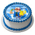 Round Pokemon Pikachu Photo Cake