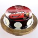 The Cars Chocolate Photo Cake Delivery in Gurugram