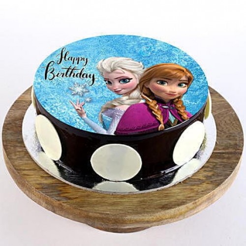 The Frozen Chocolate Photo Cake Delivery in Gurugram