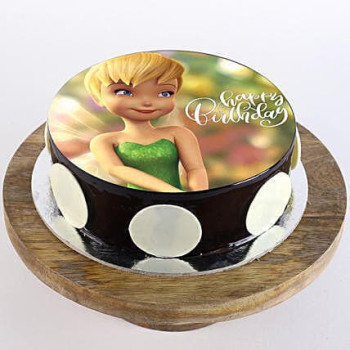 Tinker Bell Chocolate Photo Cake Tinker Bell Chocolate Photo Cake