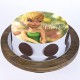 Tinkerbell Pineapple Photo Cake Delivery in Gurugram