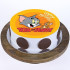 Tom & Jerry Pineapple Photo Cake