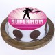 Supermom Pineapple Photo Cake Delivery in Delhi