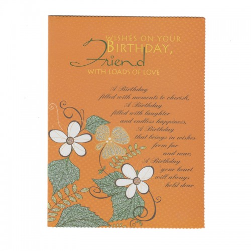 Friend Birthday Card Small Delivery in Gurugram