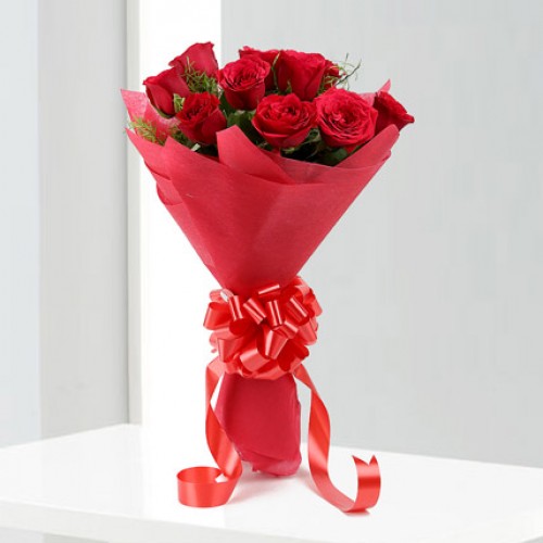 12 Red Roses Bouquet Delivery in Gurugram
