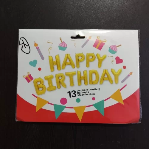 Happy Birthday Foil Balloon Delivery in Gurugram