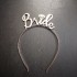 Gold Plated BRIDE Headband