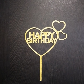 Happy Birthday Heart Tag