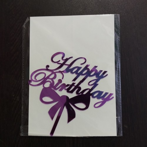 Happy Birthday Purple Tag Delivery in Gurugram
