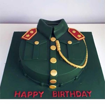 Lieutenant Themed Fondant Cake Lieutenant Themed Fondant Cake