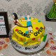 Game Over Theme Bachelor Party Cake Delivery in Gurugram