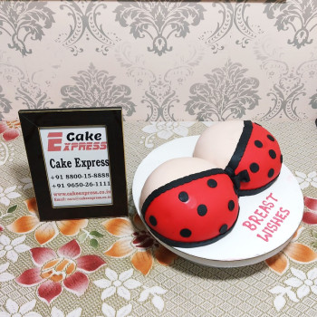 Polka Red Dot Bra Naughty Cake Polka Red Dot Bra Naughty Cake