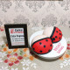 Polka Red Dot Bra Naughty Cake in Gurgaon