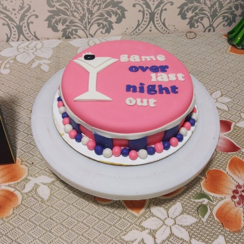 Last Night Out Bachelorette Cake in Gurgaon
