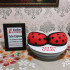 Polka Red Dot Bra Naughty Cake