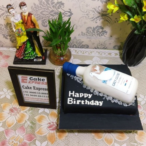 Goose Vodka Bottle Theme Cake in Gurgaon