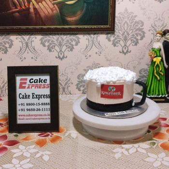 Kingfisher Beer Mug Cake